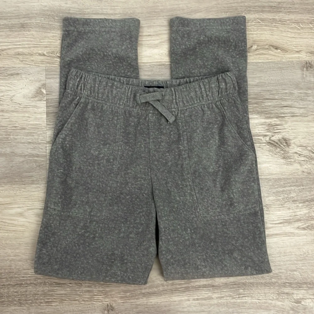 OshKosh B'gosh Gray Velvet Pull On Elastic Drawstring Waist Girls Pants Size 12